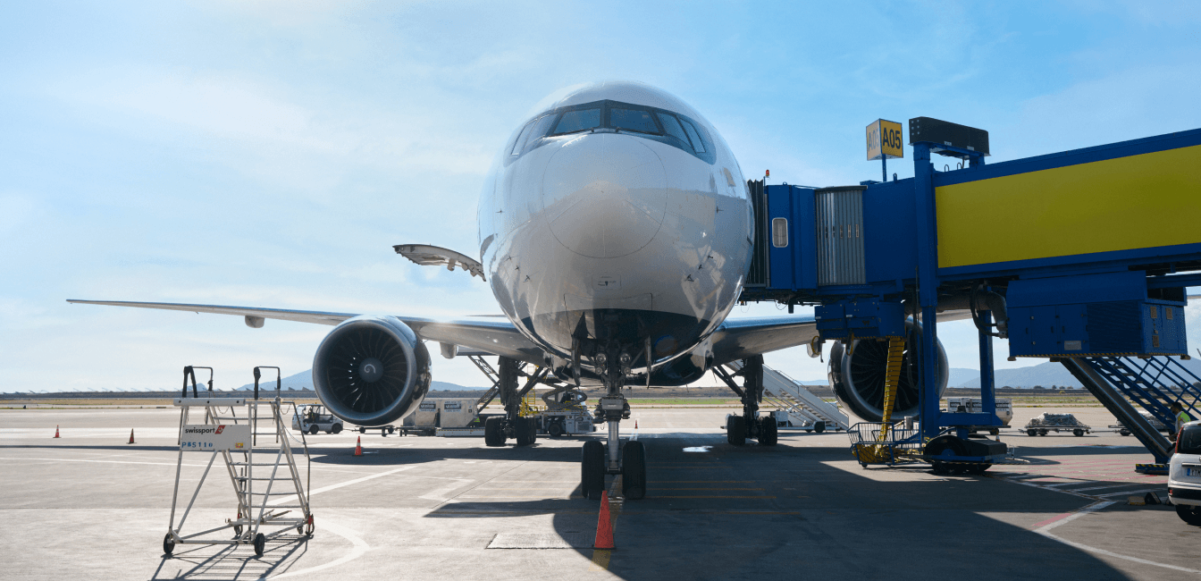 Airplane on the ground