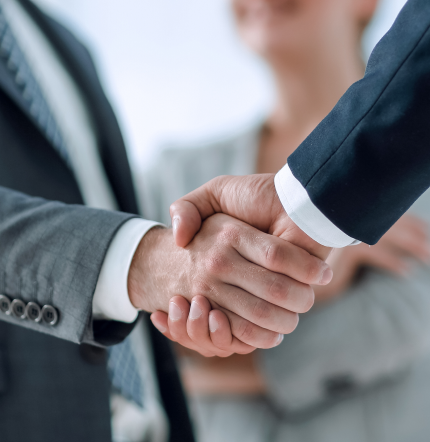 Business handshake