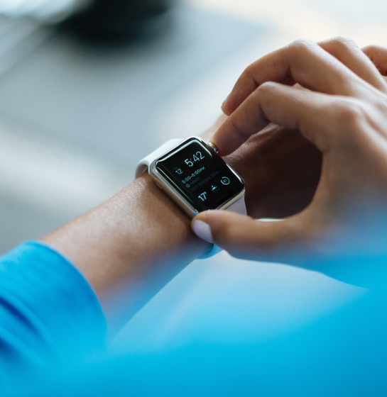 person looking at his wrist watch