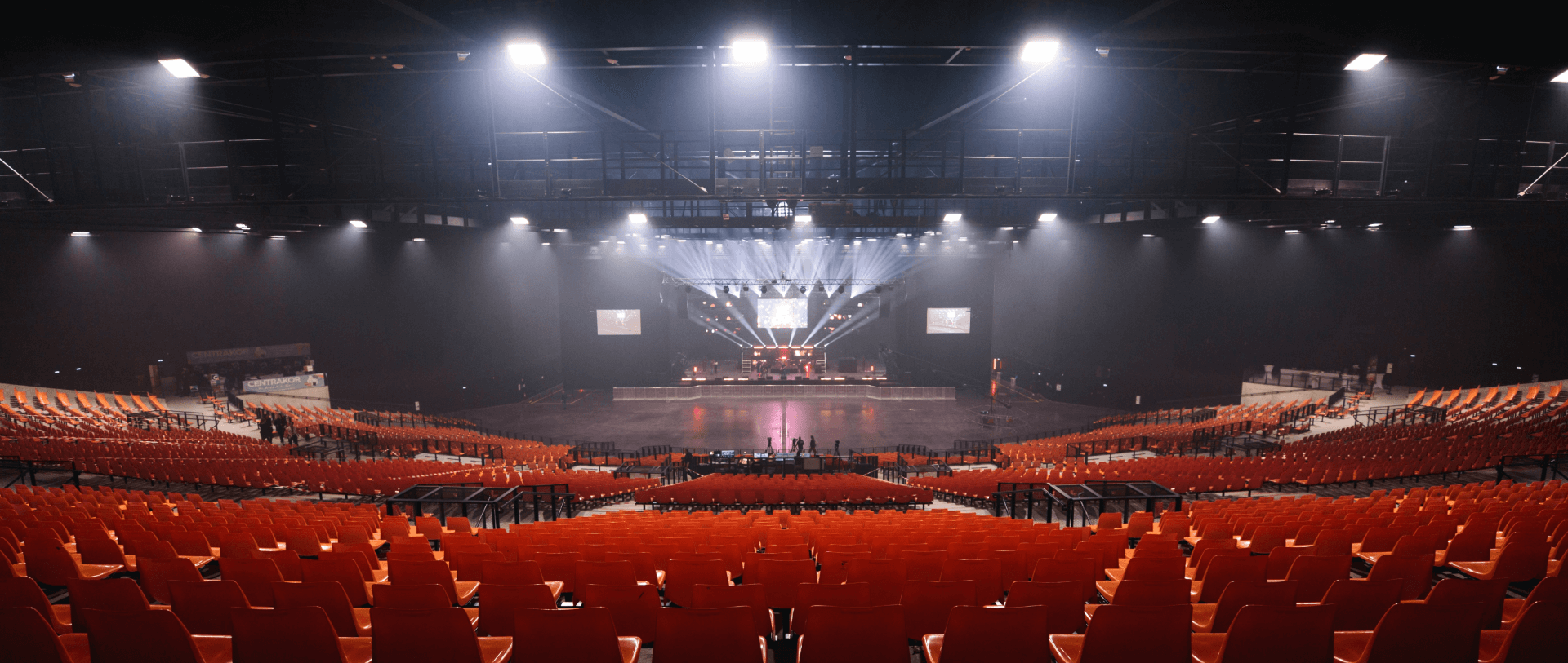 Concert venue filled with people