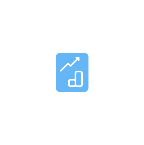 Growth chart icon