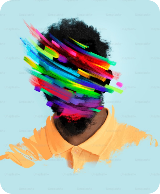 Sketch of a man's face