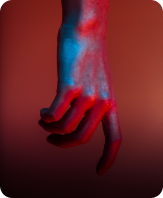 Artistic photo of a hand