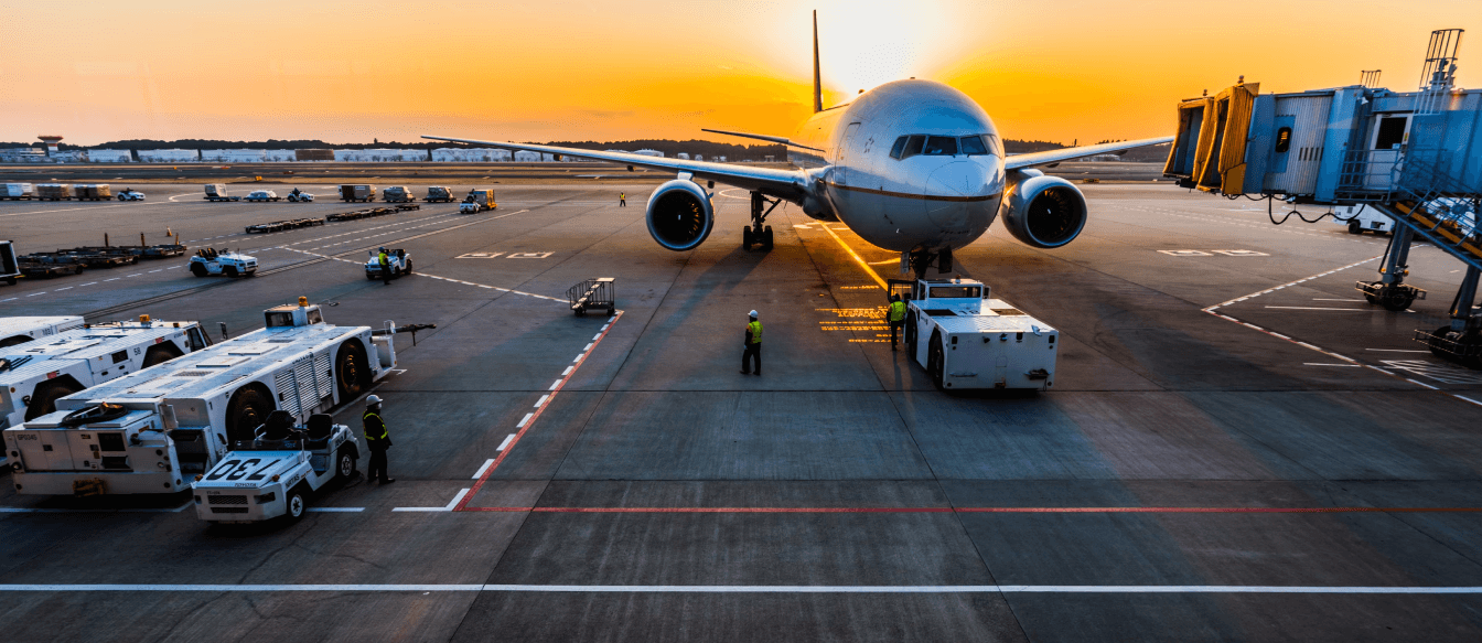 aeroplane at the Athens International Airport