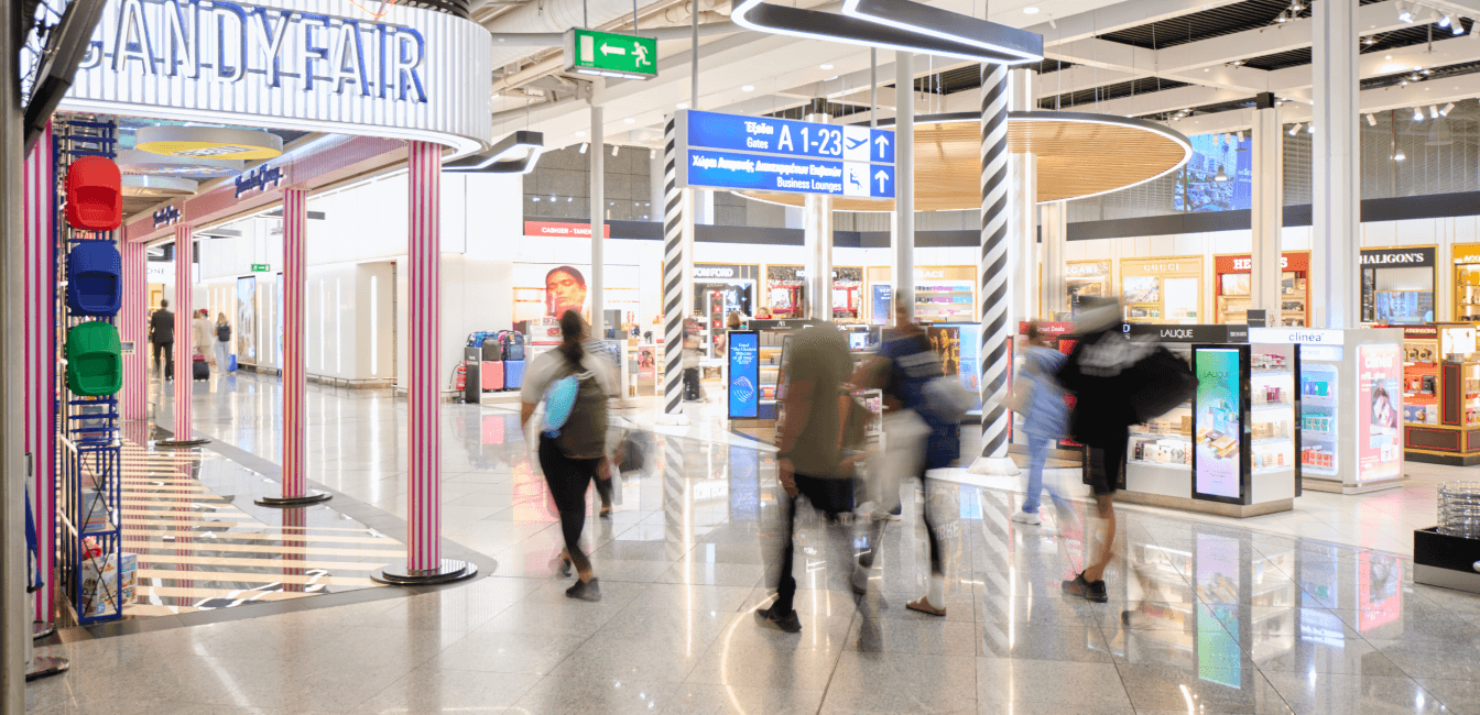 candyfair shop at the airport