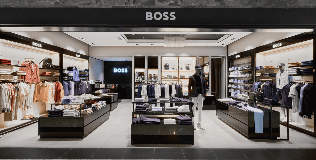 boss store at Athens International Airport