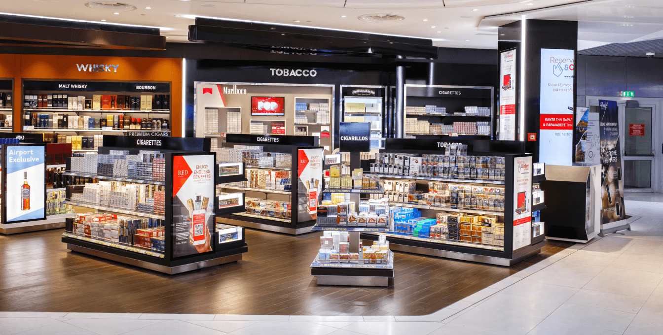 cigars store at Athens International Airport