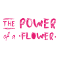 Power of a flower logo